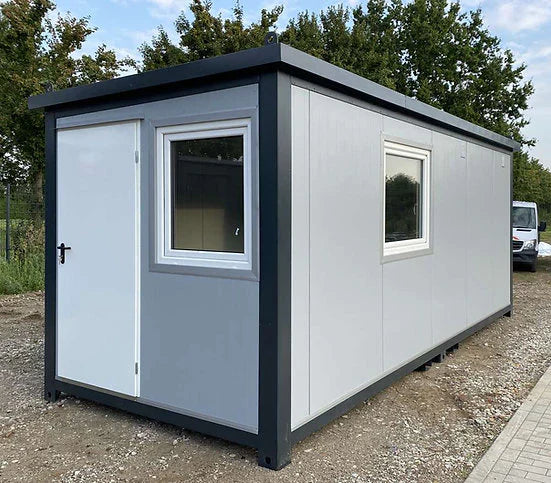 Conteneur 6×2,40 m + WC, douche et cuisine agri-tract