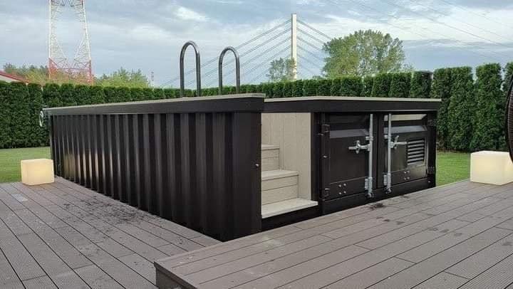 Piscine conteneur « One Tripper » de 6 m x 6 m agri-tract
