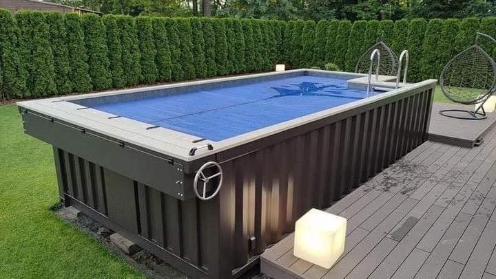 Piscine conteneur « One Tripper » de 6 m x 6 m agri-tract