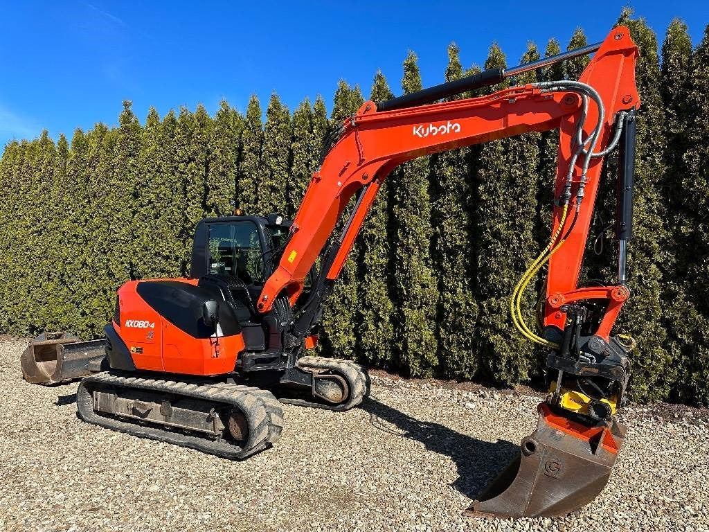Kubota KX080-3a + 3 baldes – 8,1 T agri-tract